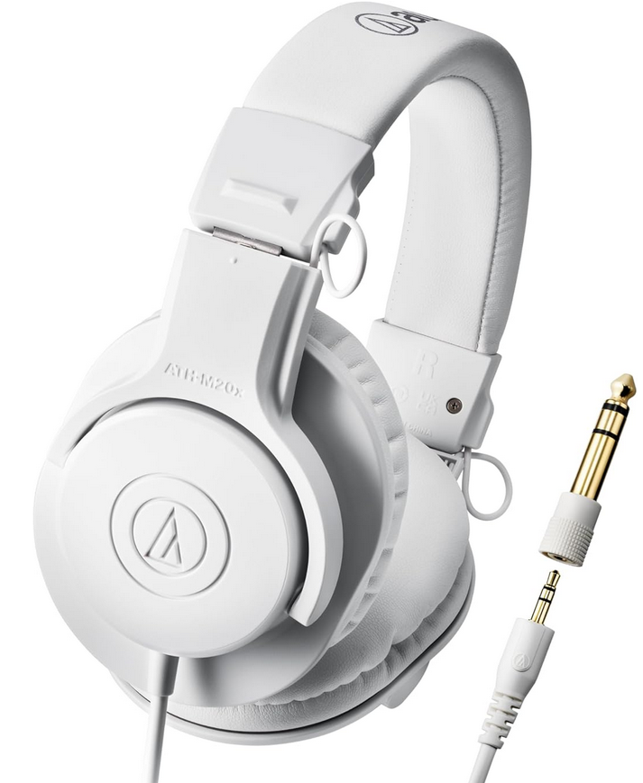 ヘッドホン オーディオテクニカ ATH₋M20x WH